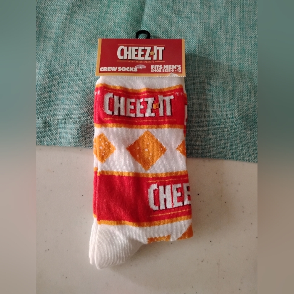 Men's Crew Socks - Cheese It Designer, Style